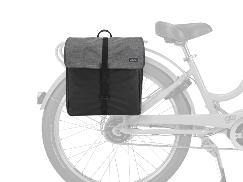 Electra Heather Charcoal Pannier Bag - Electra Bikes