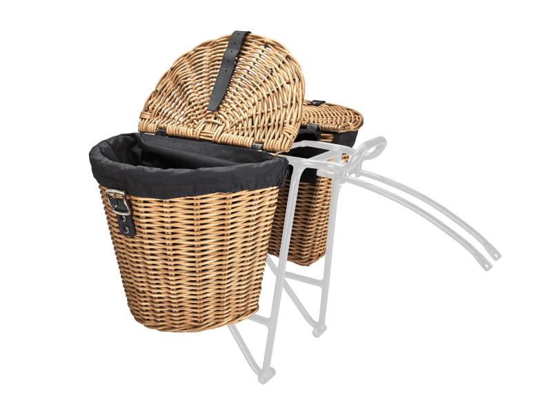 Wicker bike panniers outlet