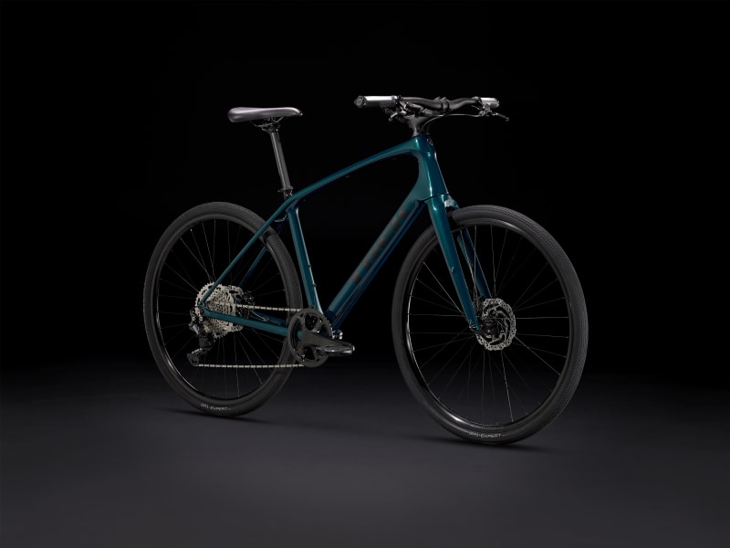 17.5 TREK FX S 4 Aluminum Carbon Hydro Disc Hybrid Bike ~5'5-5'8