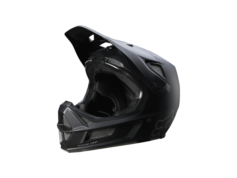 Rampage comp matte black helmet store