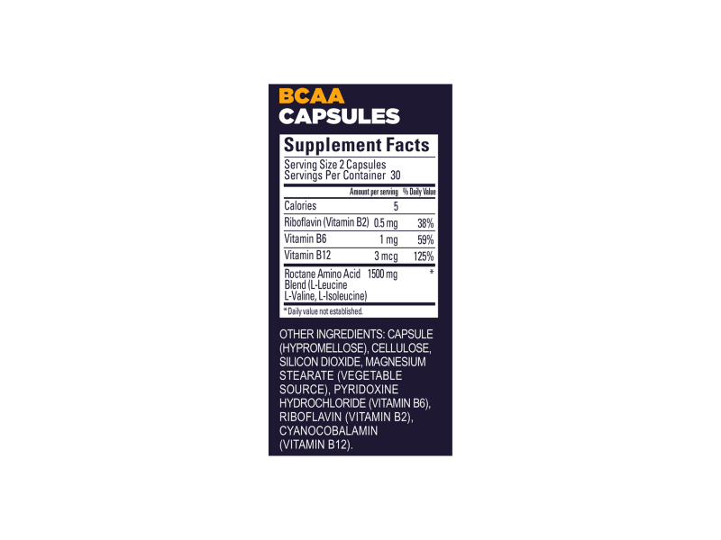 GU BCAA Capsules Bottle of 60
