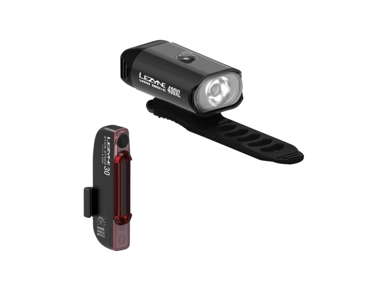Lezyne Mini Drive 400XL Stick Drive Light Set Electra Bikes