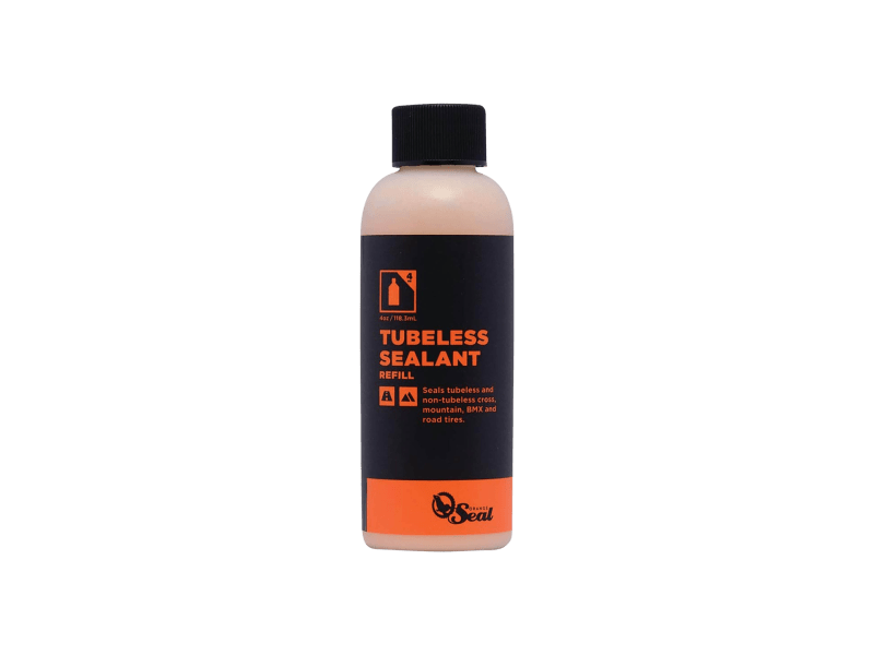 Orange seal endurance tubeless tire sealant top