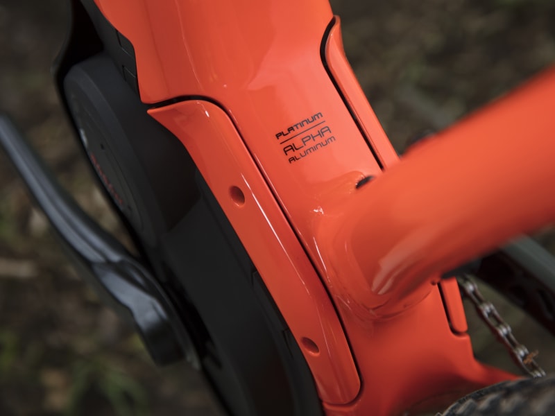 Trek e online bike orange