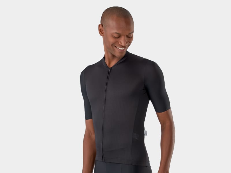 All black cycling jersey cheap
