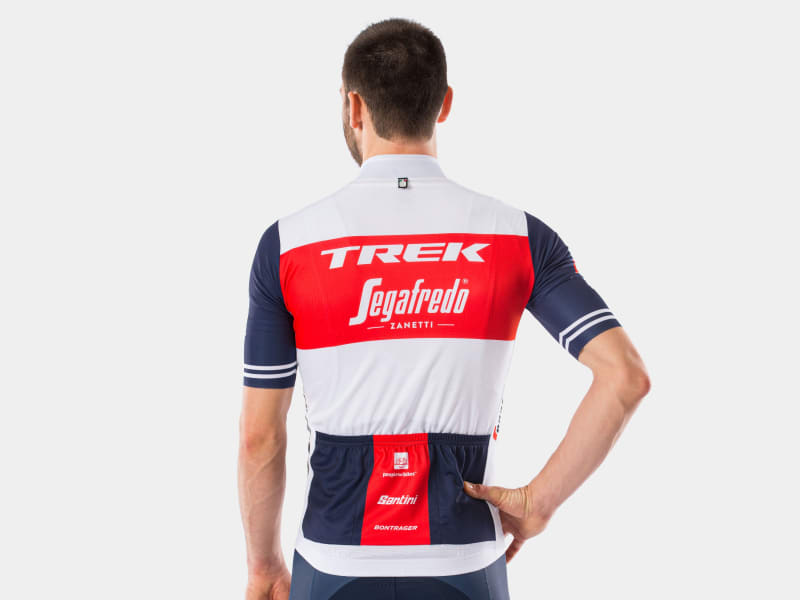 Santini Trek-Segafredo Men's Team Race Replica Jersey - Trek Bikes (JP)