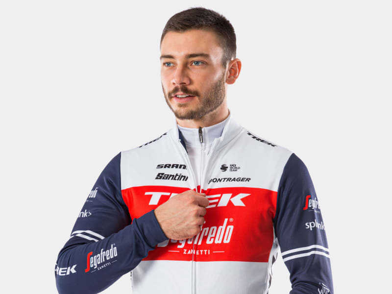 Santini Trek Segafredo Men s Replica Thermal LS Jersey Trek