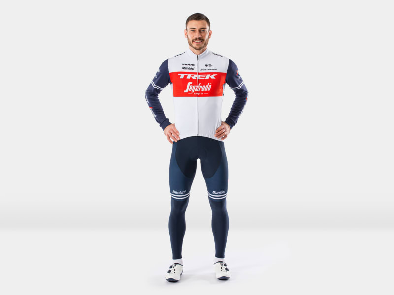 値引きする Trek-Segafredo Santini Men's Jersey LS Thermal Replica ウェア