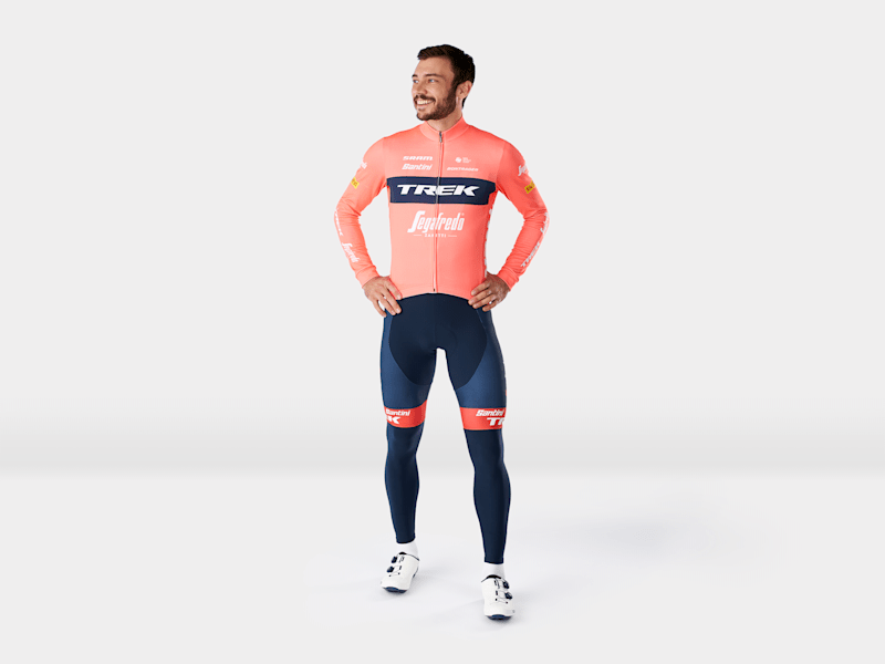 Santini Trek-Segafredo Men's Replica Thermal LS Jersey