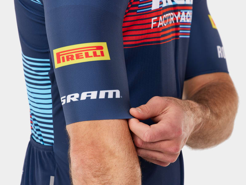 Maillot cycliste Santini Trek Factory Racing Replica pour homme Trek Bikes BE