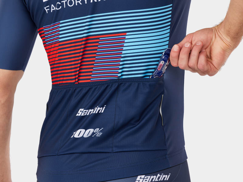 Santini Trek Factory Racing Men's CX Team Replica Cycling Jersey