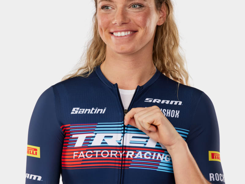 Santini Trek Factory Racing Women's Team Replica Cycling Jersey - Trek Bikes