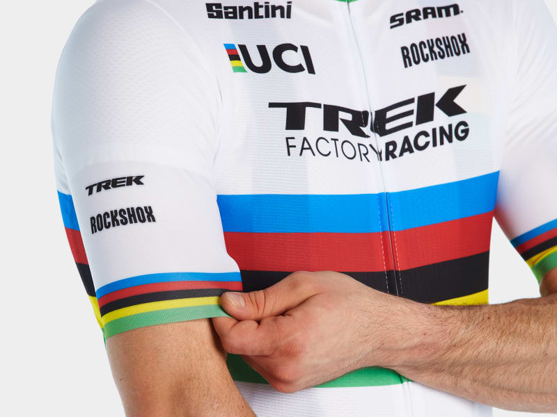 Santini Trek-Segafredo Replica World Champion Cycling Jersey - Skinnergate