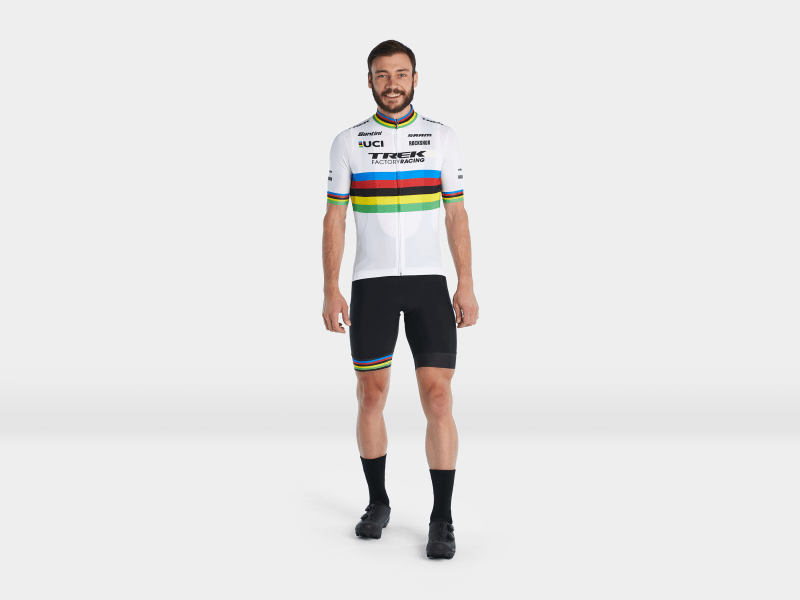 Santini Trek-Segafredo Replica World Champion Cycling Jersey - Skinnergate