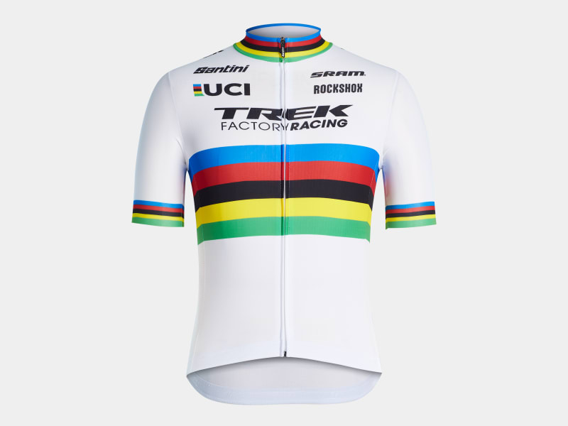 Santini Trek Factory Racing Replica World Champion Cycling Jersey Trek Bikes CA
