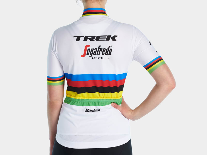 Santini Trek-Segafredo Replica World Champion Cycling Jersey - Skinnergate