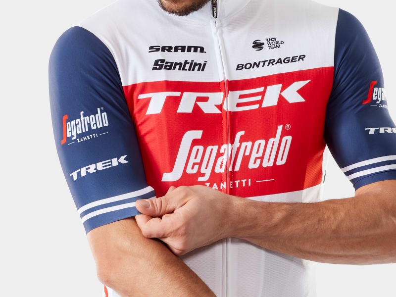 Santini Trek Segafredo Men's Team Replica Race Cycling Jersey