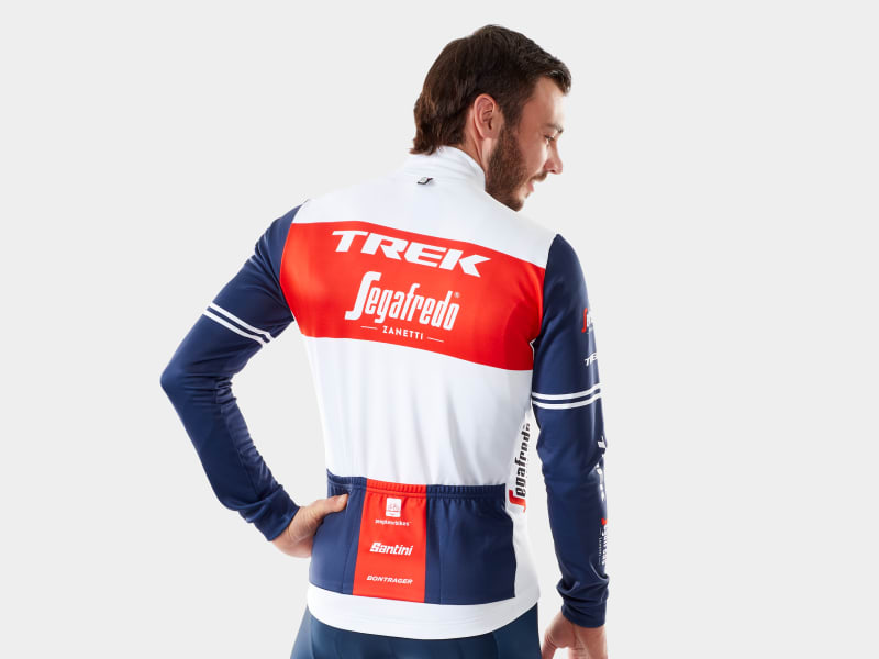 Santini Trek-Segafredo Men's Team Replica LS Race Cycling Jersey