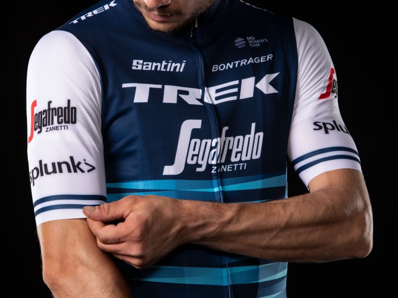 Santini Trek-Segafredo Men's Team Replica Cycling Jersey - Trek Bikes