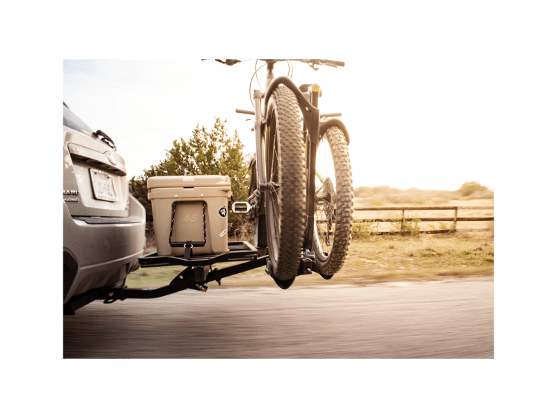 Cargo bike clearance rack hitch