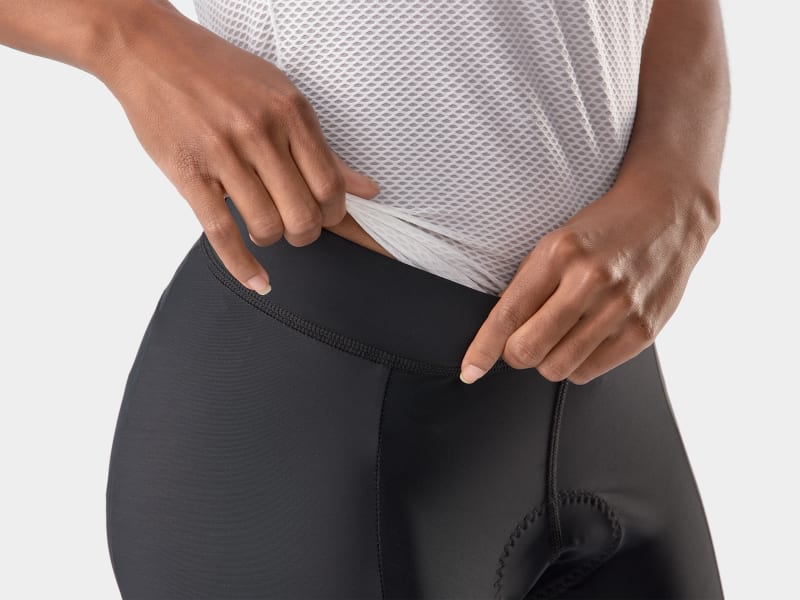Women's cycling compression shorts top