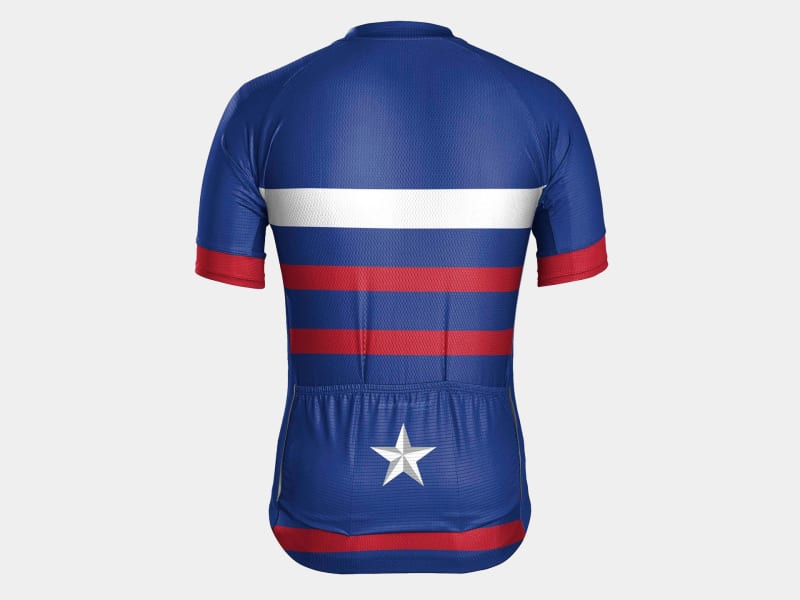 cycling jersey blue