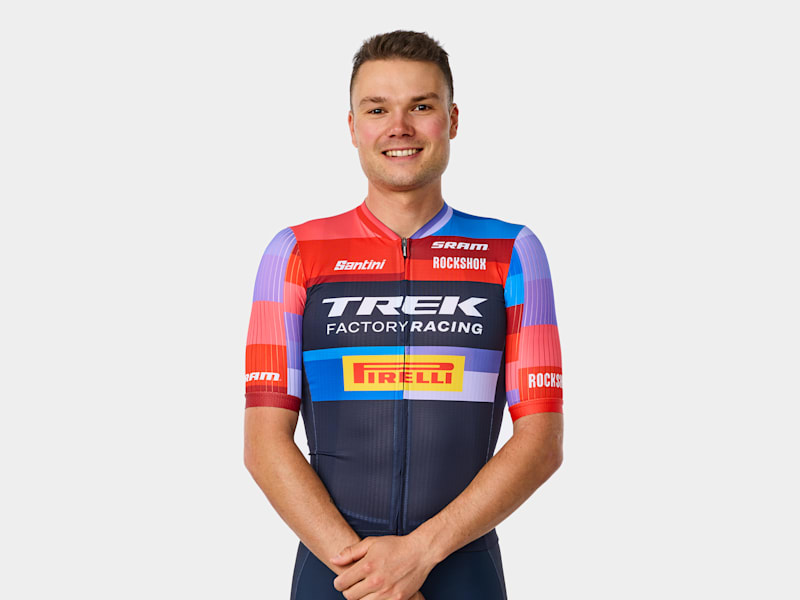 Santini Trek Factory Racing Men s Team Replica Cycling Jersey Trek Bikes GB