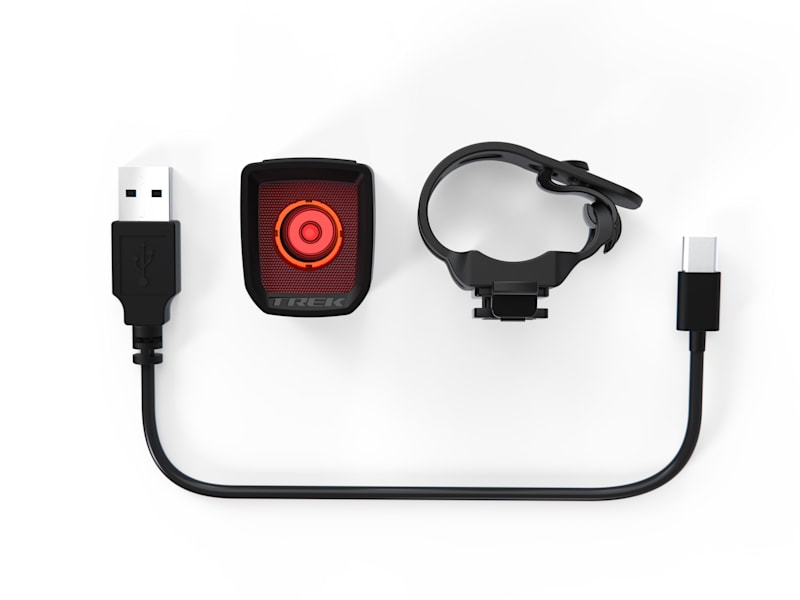 Trek Flare R City Rear Bike Light shown in Black