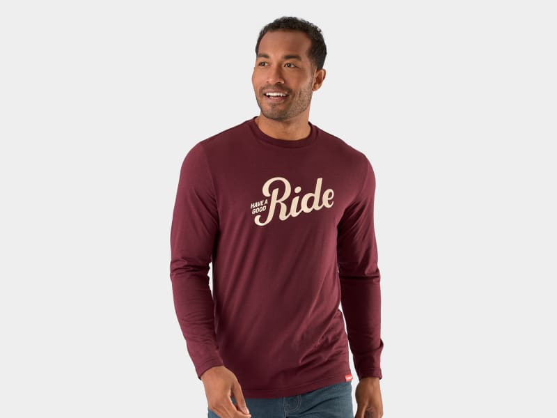 Maroon Long Sleeve T-Shirt