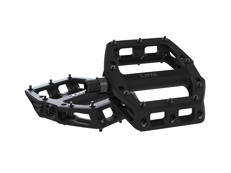 Flat pedals with straps 2025