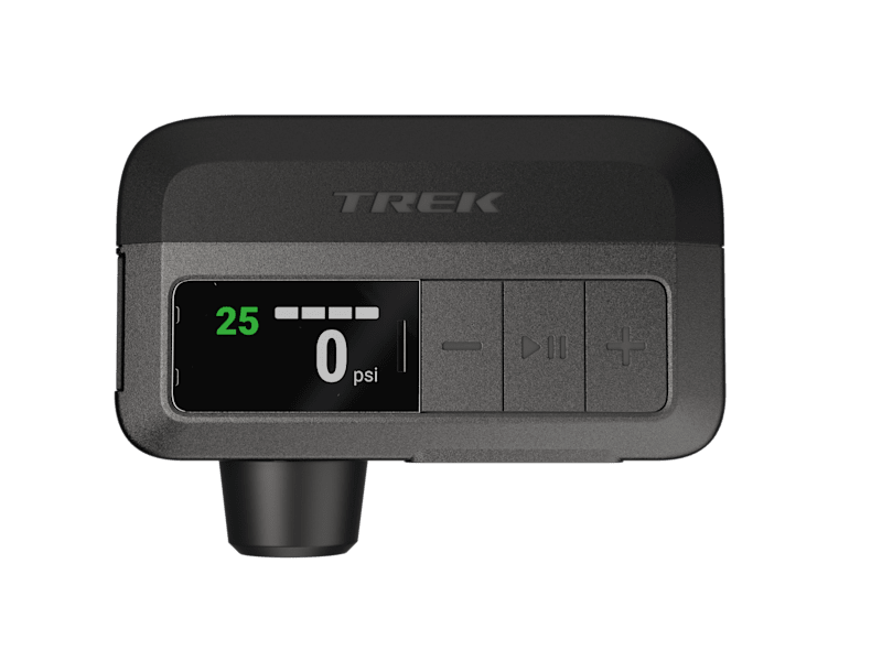 Trek Air Rush Electric Pump shown in Black