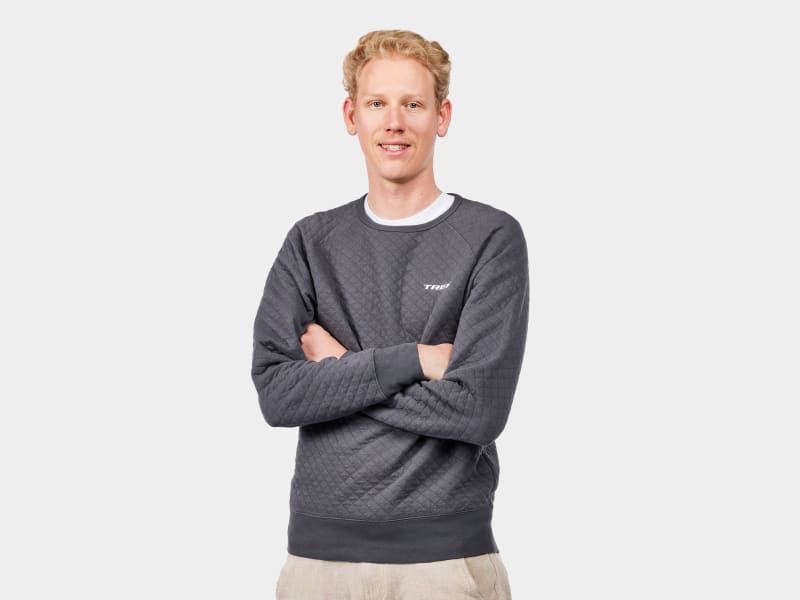 Trek Quilted Crewneck Unisex Sweatshirt Trek Bikes