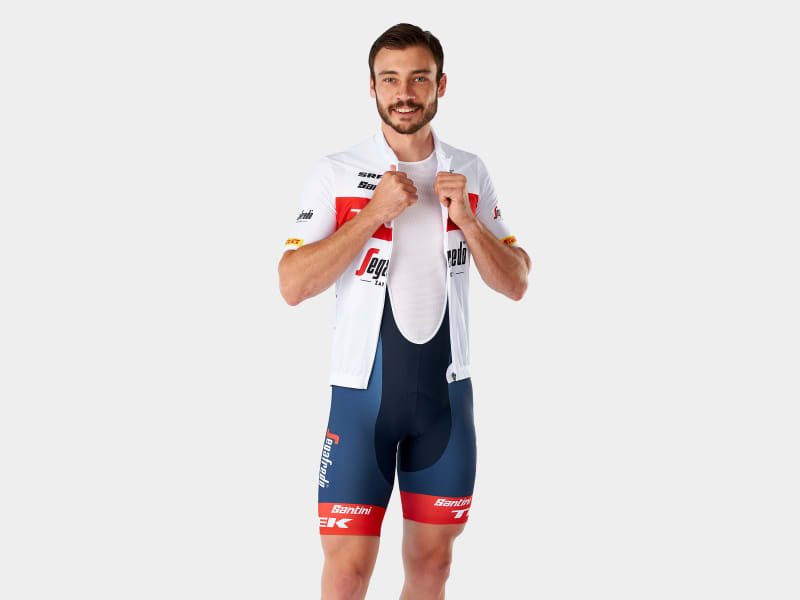 Santini Trek-Segafredo Men's Team Replica Race Bib Short - Electra 