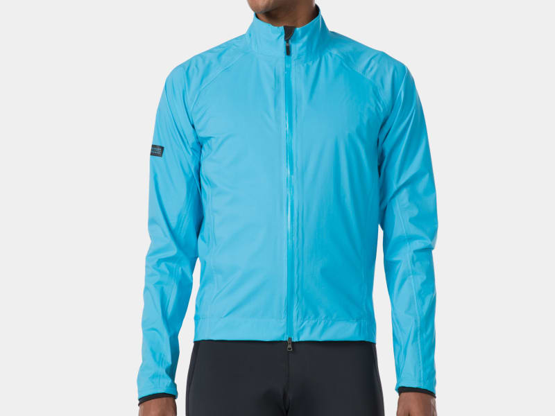 Men's LS Road Cycling Rain Jacket - RC 100 Blue