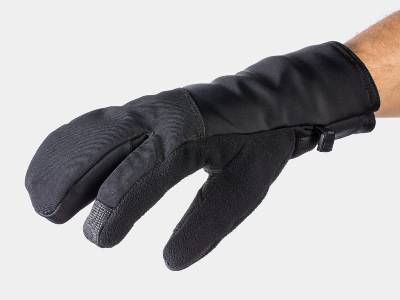 Black leather fingerless gloves – Miles Culture