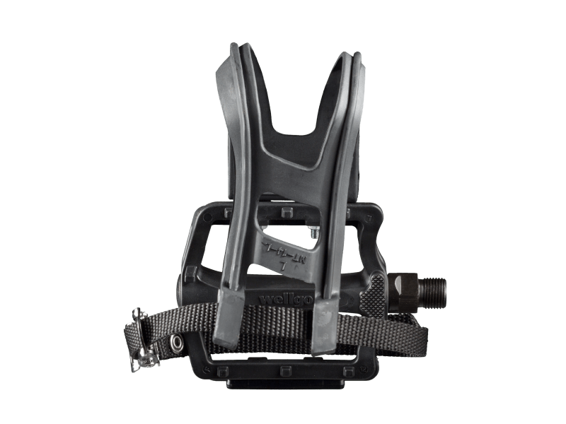 Wellgo B197T Resin Large Platform Pedal Set with Clip Strap Trek Bikes