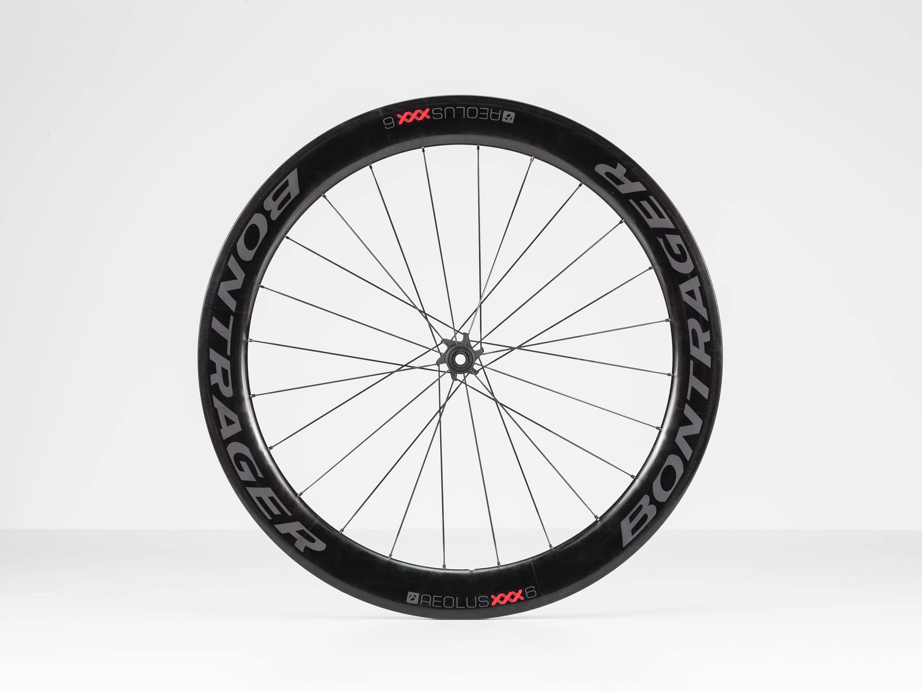 【新車外し】Bontrager TLR ホイール(タイヤとチューブなし) Bontrager Aeolus XXX 6 TLR Disc Clincher ロードホイール - Trek