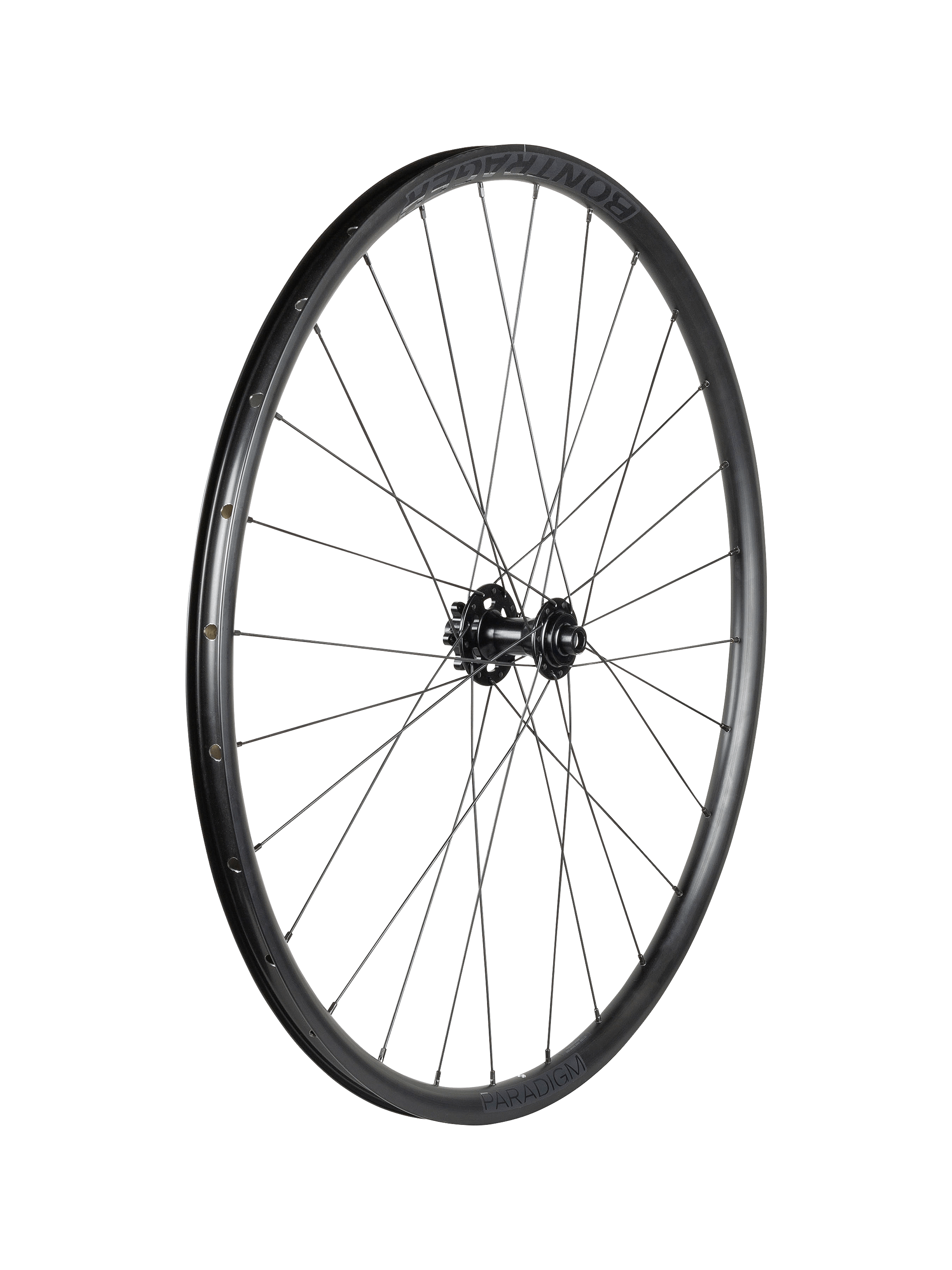 Bontrager PARADIGM(SL) 完組ホイール ブラック Bontrager Paradigm TLR Ride+ 28H Disc 700c Road Wheel - Trek Bikes