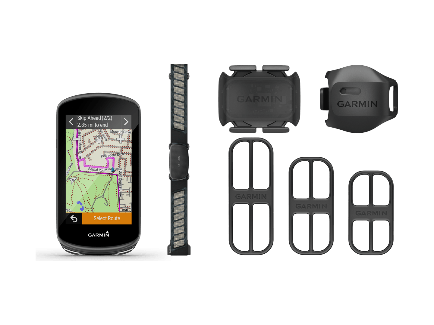 アクセサリー GARMIN EDGE 1030 PLUS Garmin Edge 1030 Plus GPS Cycling Computer Sensor Bundle - Trek Bikes