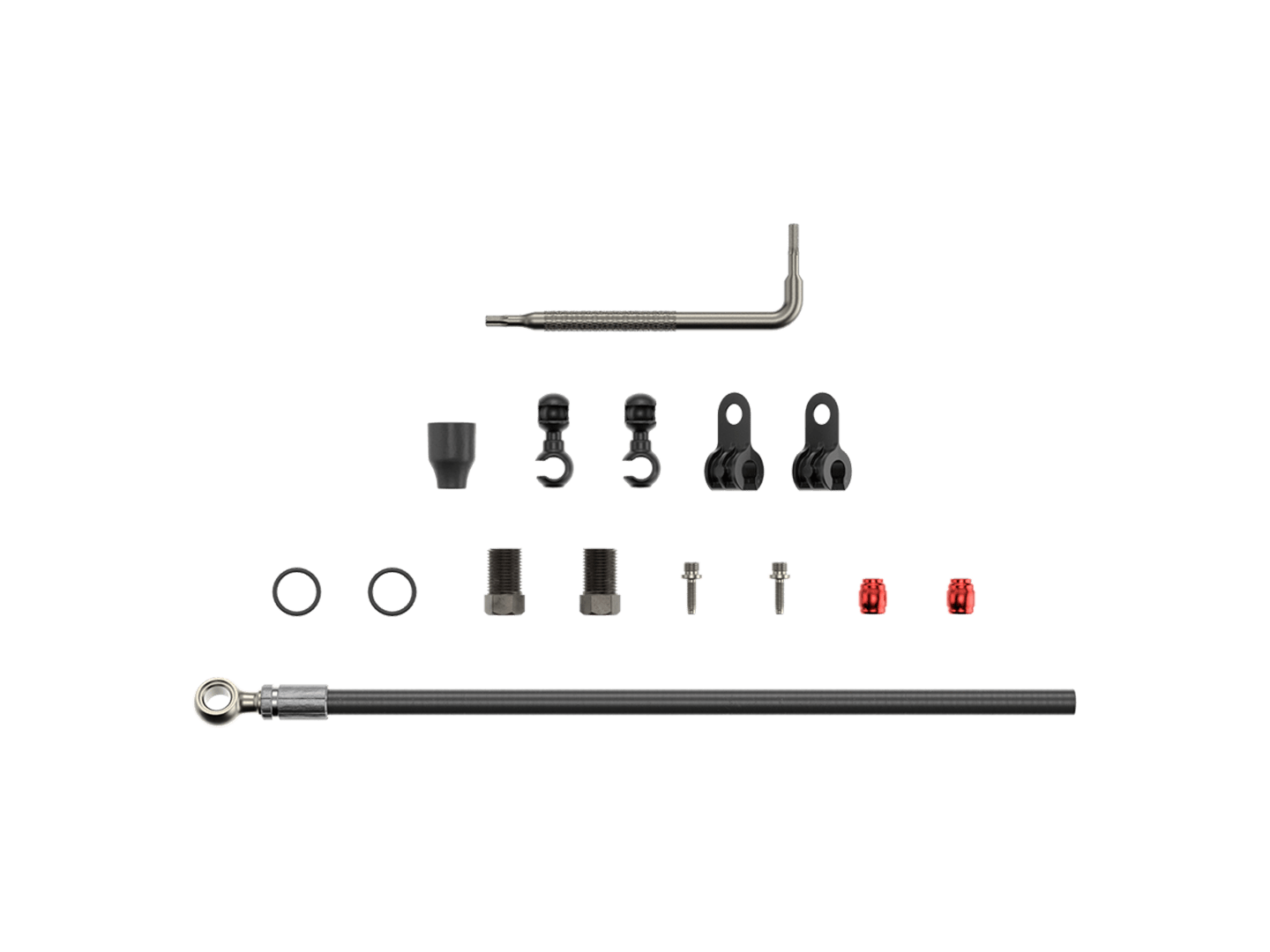 SRAM Silver Banjo 2000mm Hydraulic Brake Line Kit - Trek Bikes