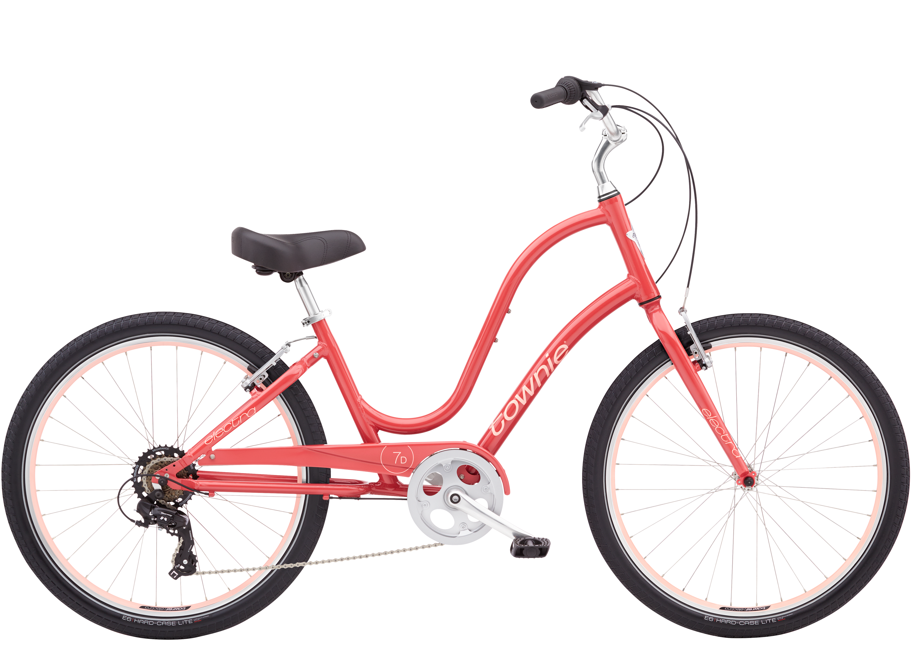 electra bicycle townie Go! 7D Step-Over - Evergreen Metallic Model features Electra Bike Townie Comfort Bike