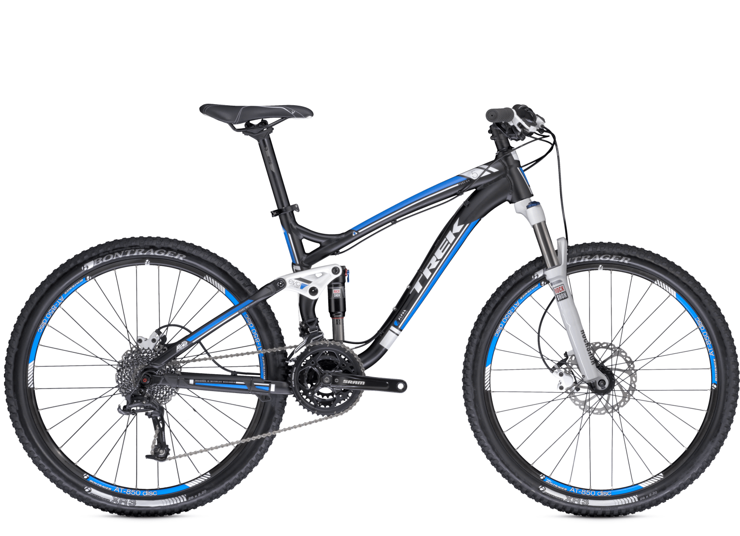 trek fuel ex 5 blue and black