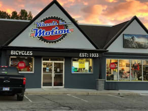 Wheels in shop motion bike shop