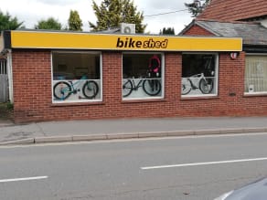 The shed bike shop on sale