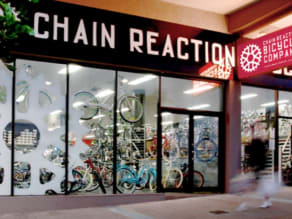 Chain reaction bicycles store