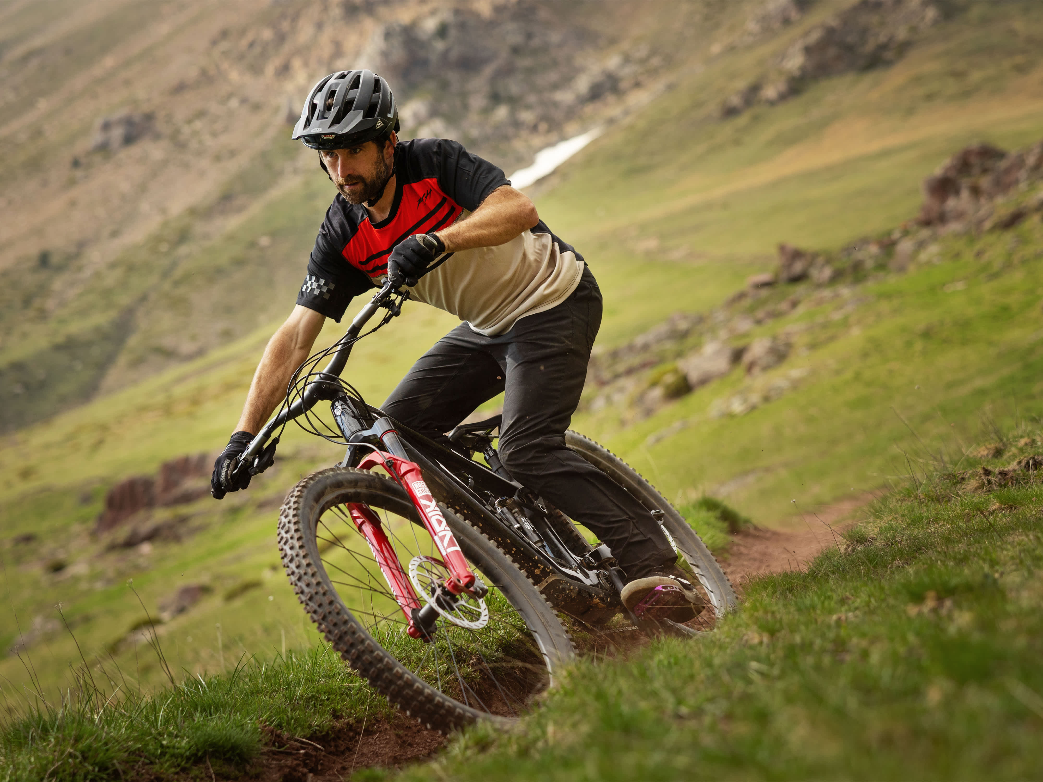 2026 Fuel+ EX 5 Gen 2 Full Suspension Electric Mountain Bike banner 2