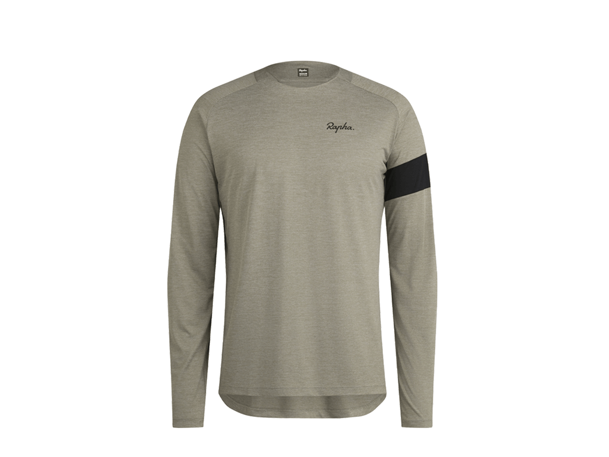 Model showing off Rapha TRAIL