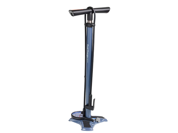 Studio shot of NEW! Trek Dual Charger floor pump