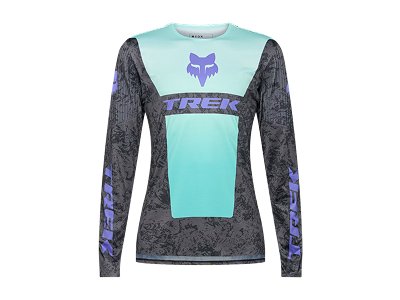 Studio shot of NEW! Trek-Unbroken x Fox Racing kits
