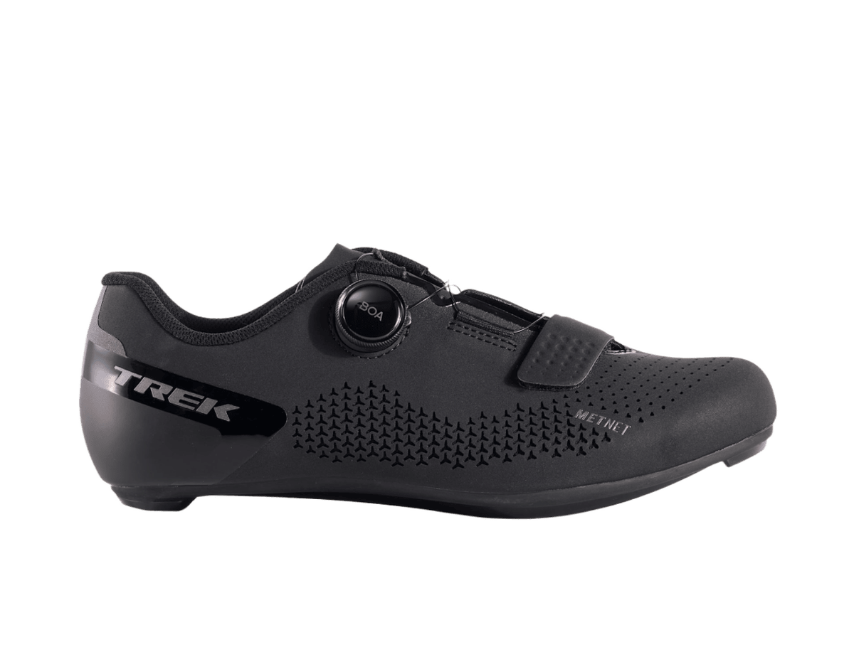 Black Trek Circuit road cycling shoe with a dial closure